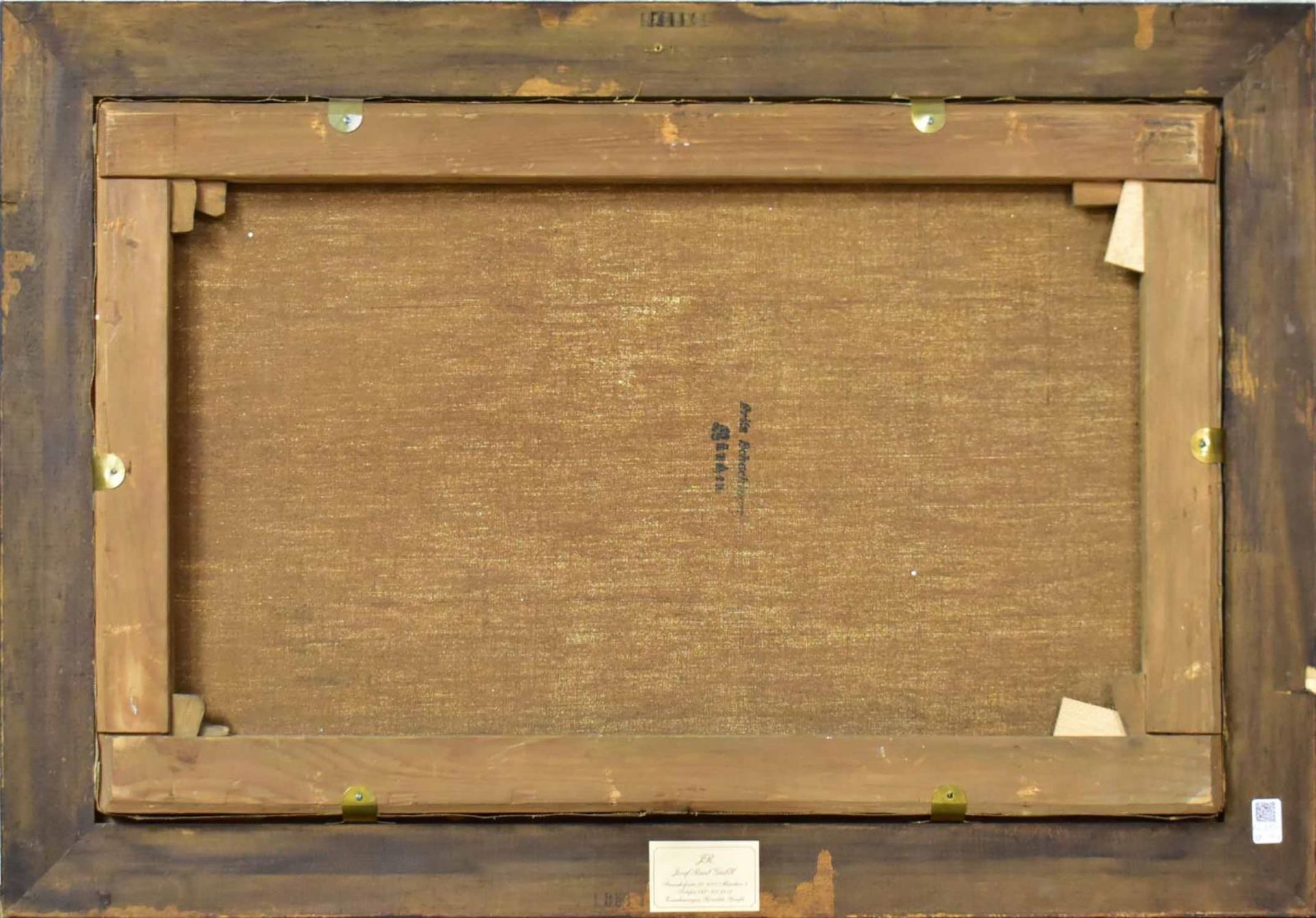 LE FEUBURE, CARL. Im Isarwinkel. Öl/Leinwand. - Bild 3 aus 3