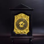 Stutzuhr. 19. Jh., Barockstil | Holz. Gelbguss, tlw. vergoldet. Glas.