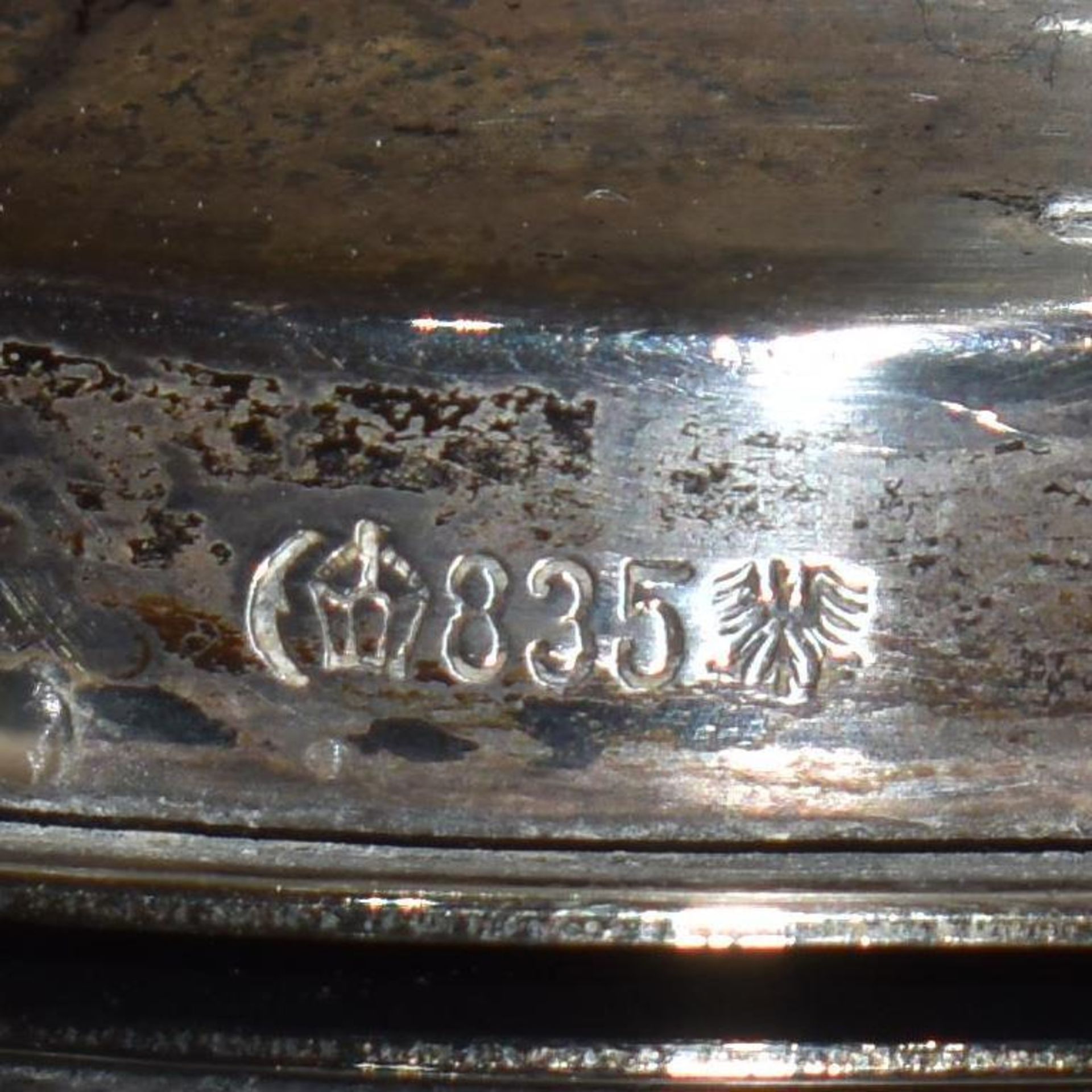 Kerzenleuchter. Heilbronn, 20. Jh., Bruckmann & Söhne | Silber, Boden Metall. - Bild 3 aus 3