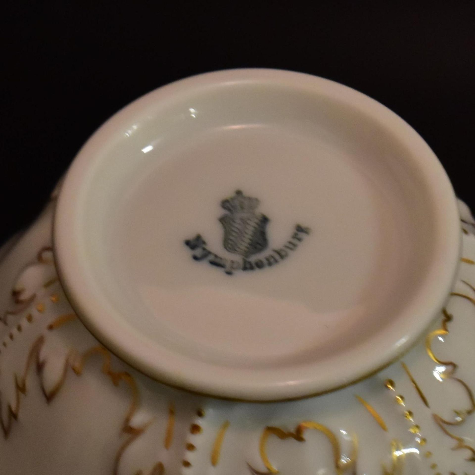 Speiseteilservice, 41tlg. Nymphenburg | Porzellan, Goldstaffagen. - Bild 2 aus 2