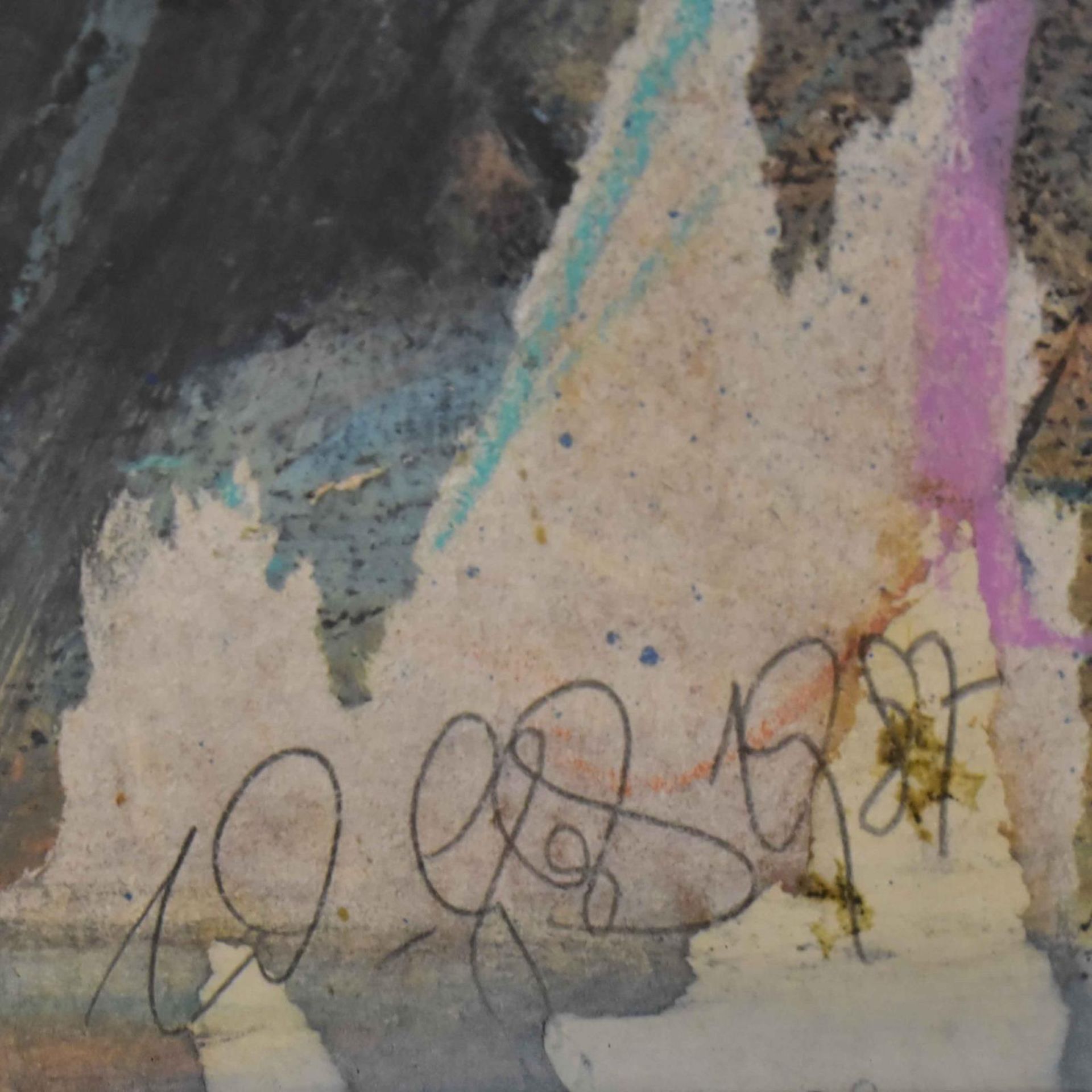 GLASS, WOLFGANG. "My doll can do magic"/ "Morning". Zwei Mischtechniken. - Bild 4 aus 4