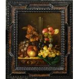 UNBEKANNT. Früchtestillleben. Öl/Leinwand.