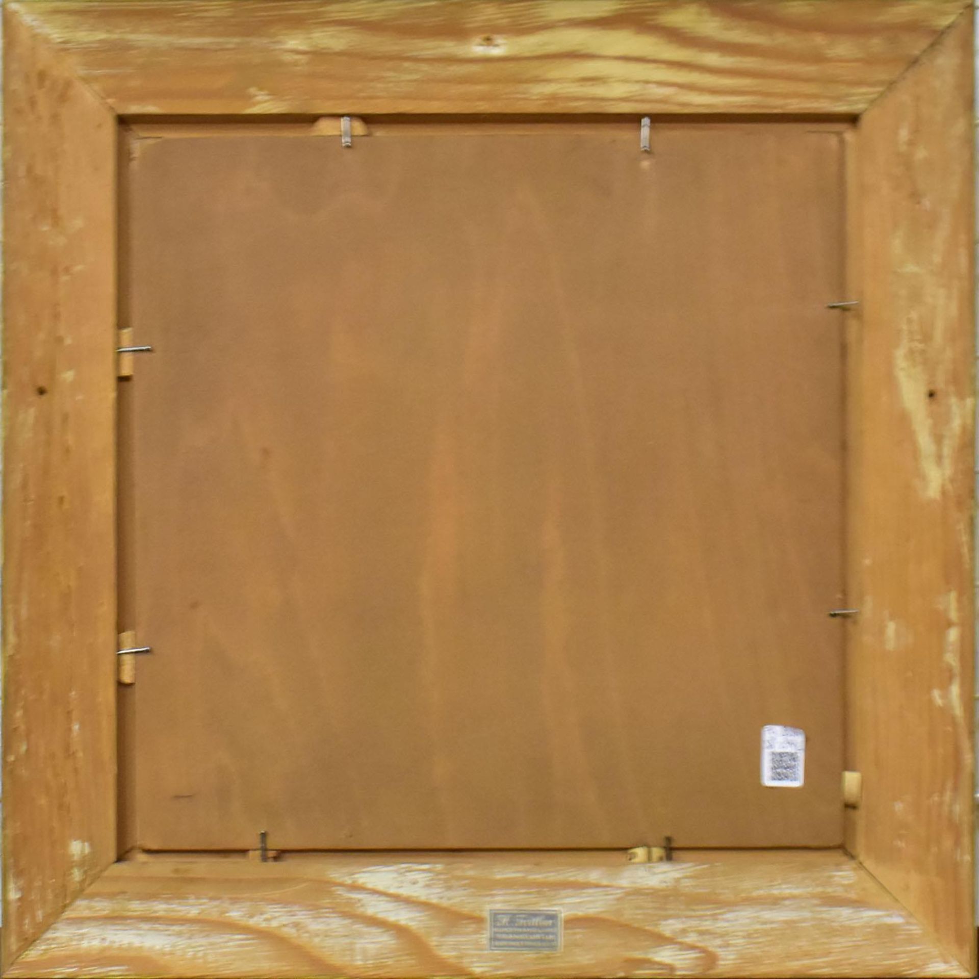 HEIM, PETER OTTO. Kammerkonzert / Portraitist bei der Arbeit. Ein Paar Gemälde: Öl/Holz. - Bild 6 aus 6