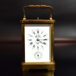 Reisetischuhr, L'Epée. Frankreich, 19./20. Jh. | Messing. Glas.