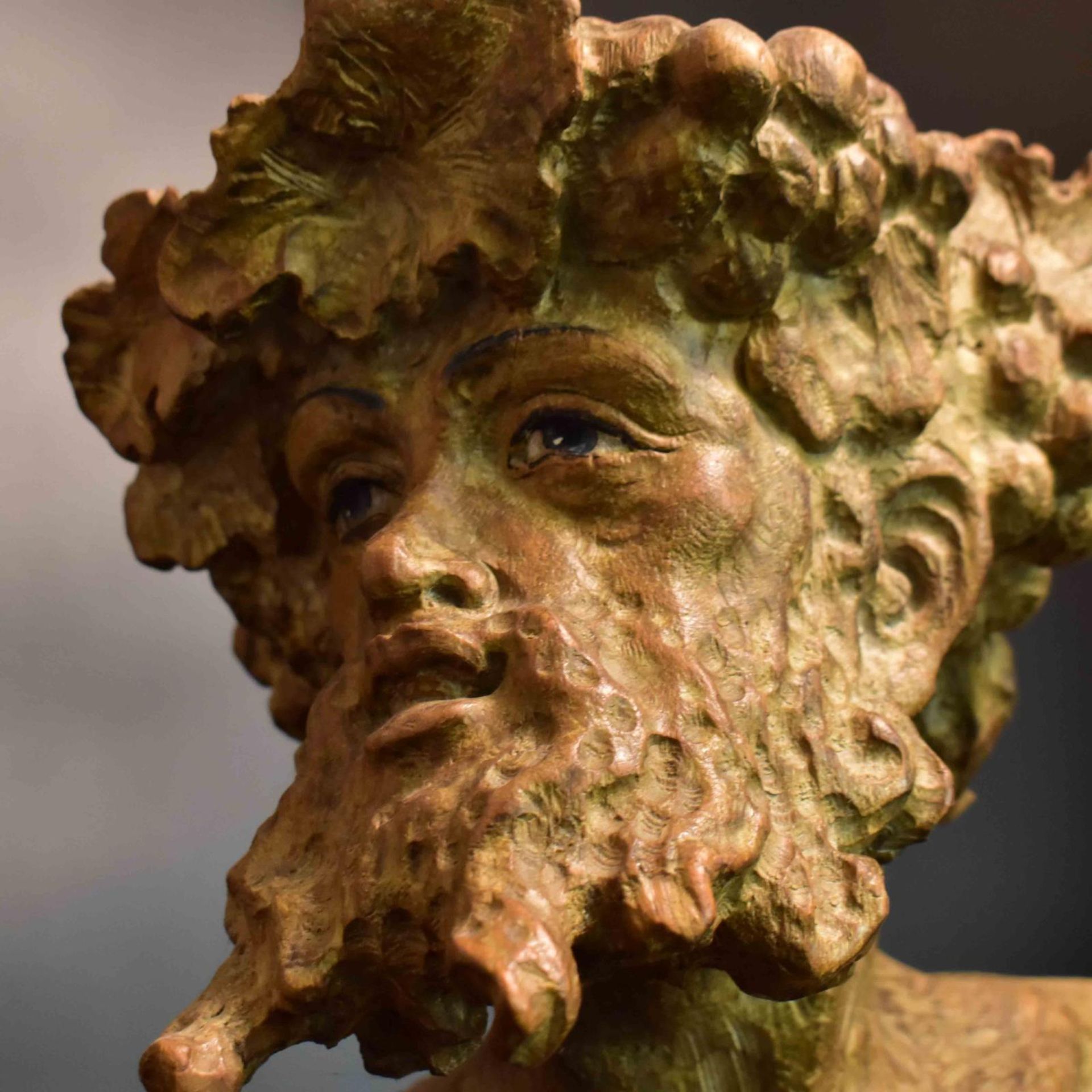 Bacchus. Alpenraum, 19. Jh. | Nadelholz, geschnitzt. - Bild 2 aus 2