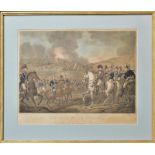 LE COMPTE NACH CARLE VERNET. Bataille de la Moskowa. Radierung, koloriert.