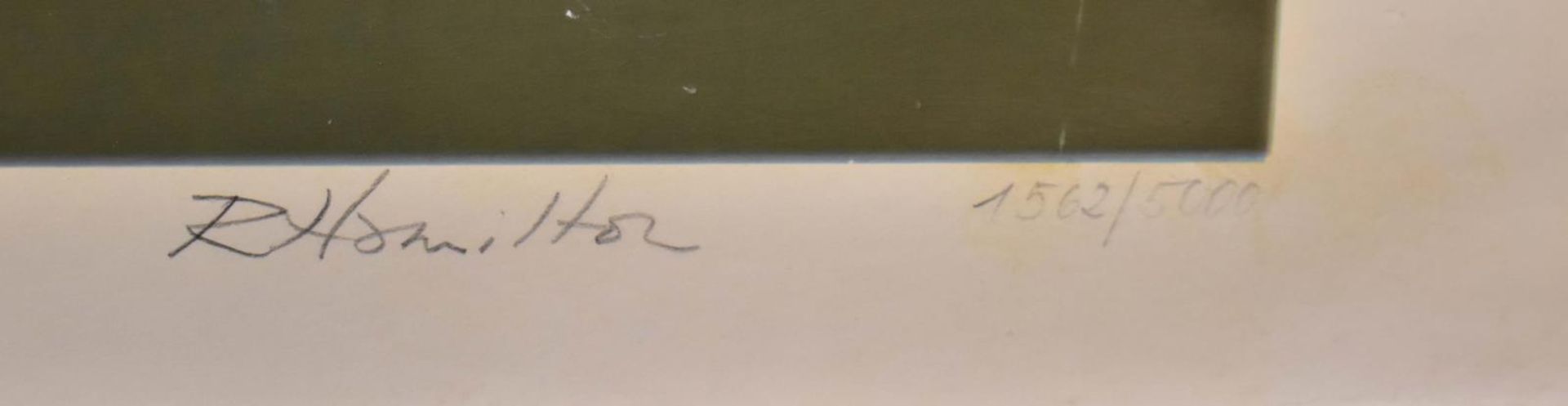 HAMILTON, RICHARD. Kent State (1970). Farbserigraphie/Karton. - Bild 2 aus 2