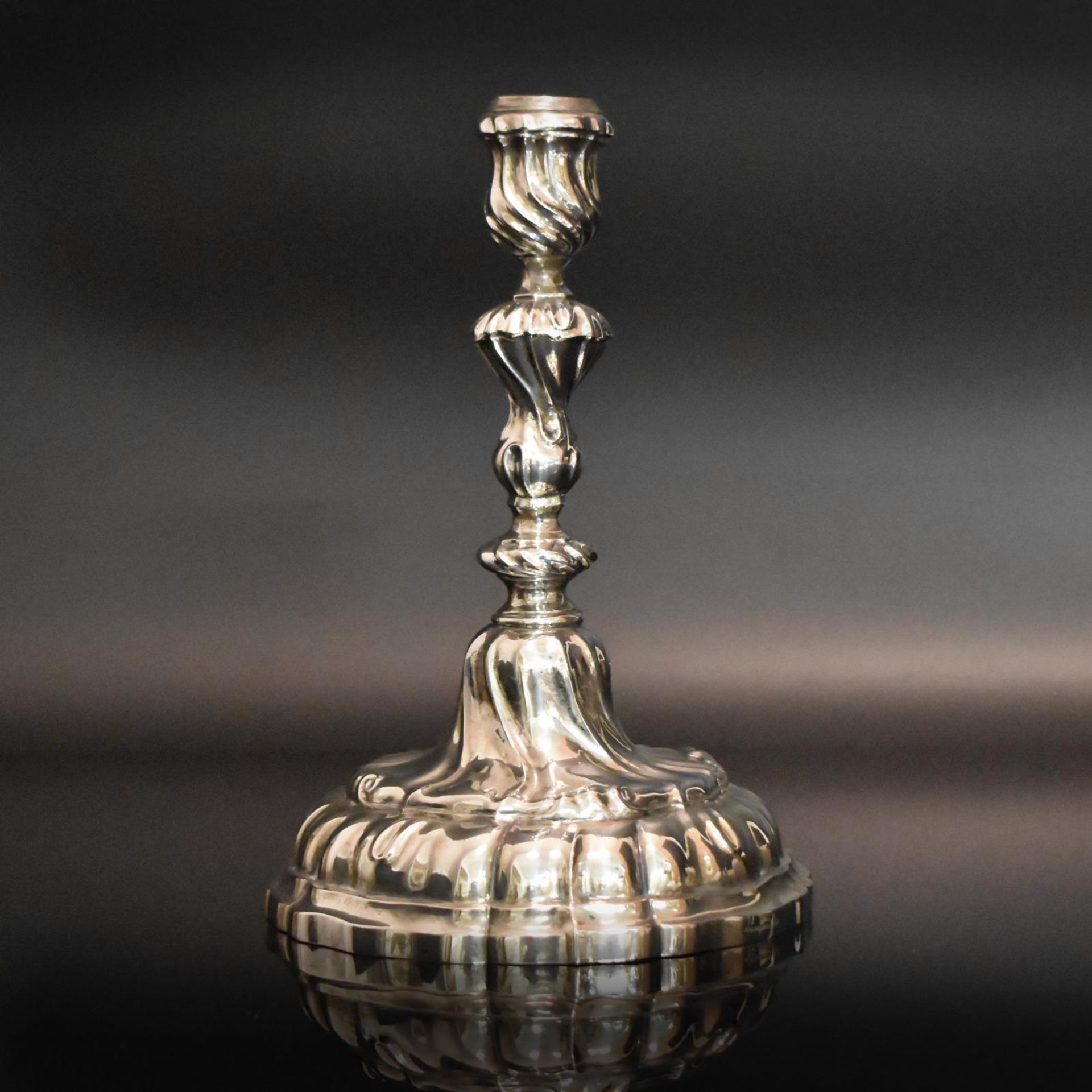 Kerzenleuchter. Deutschland, 19. Jh. | Silber.