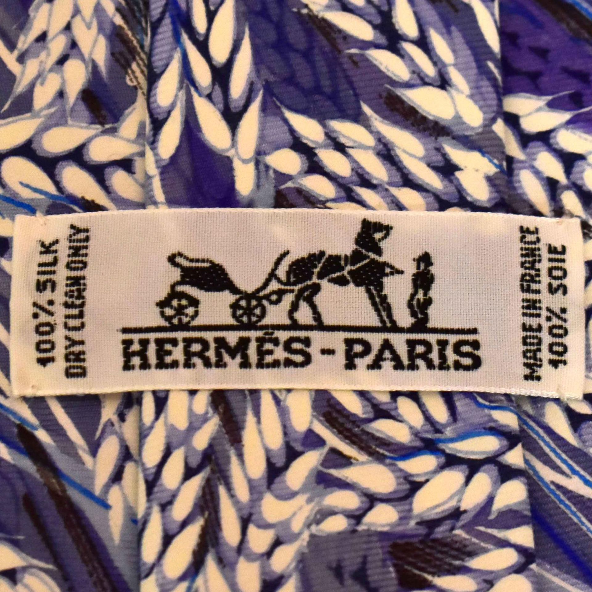 Krawatten. Hermès, Paris | 100% Seide. - Bild 4 aus 5