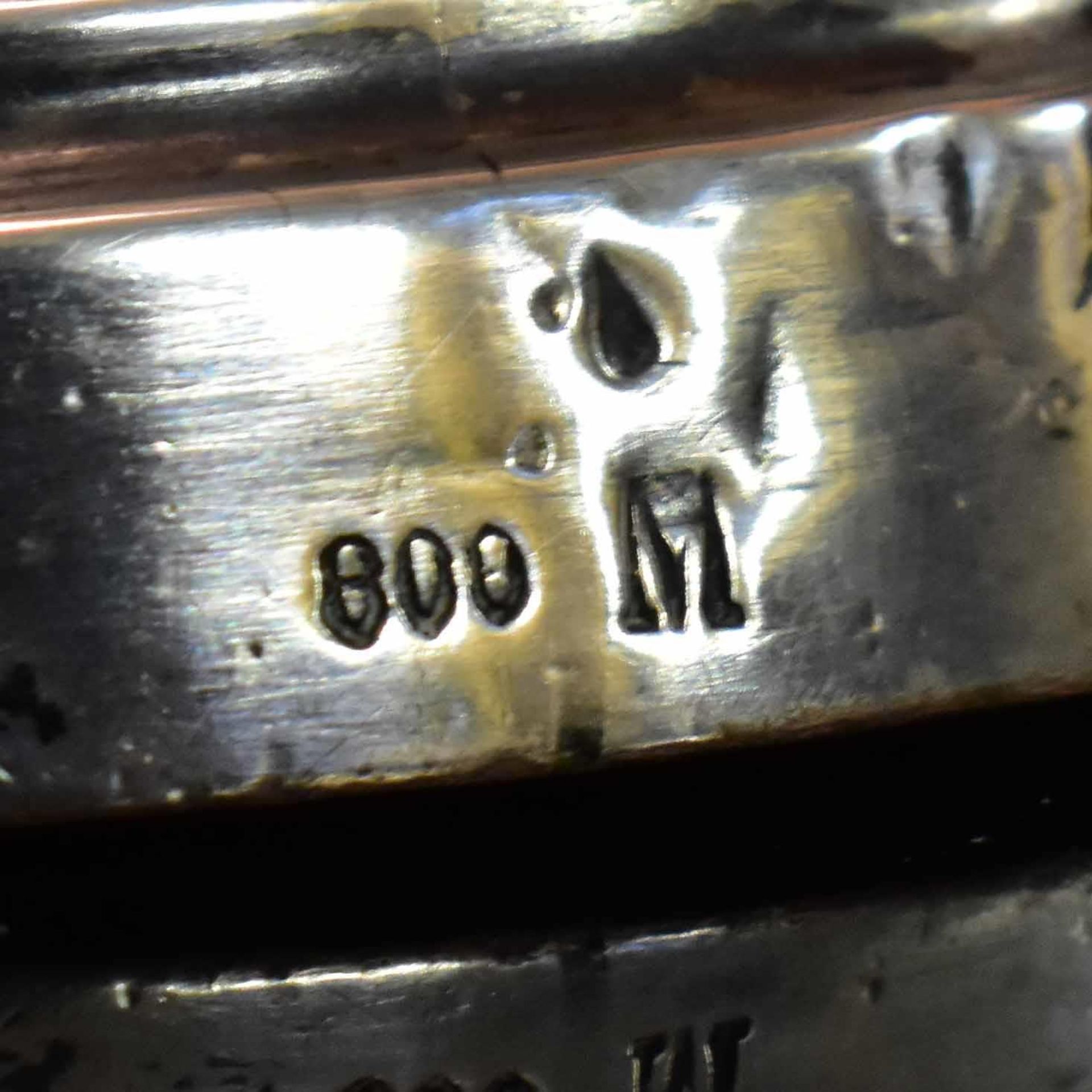 Kerzenleuchter. Berlin, Gustav Memmert | Silber. - Bild 3 aus 3