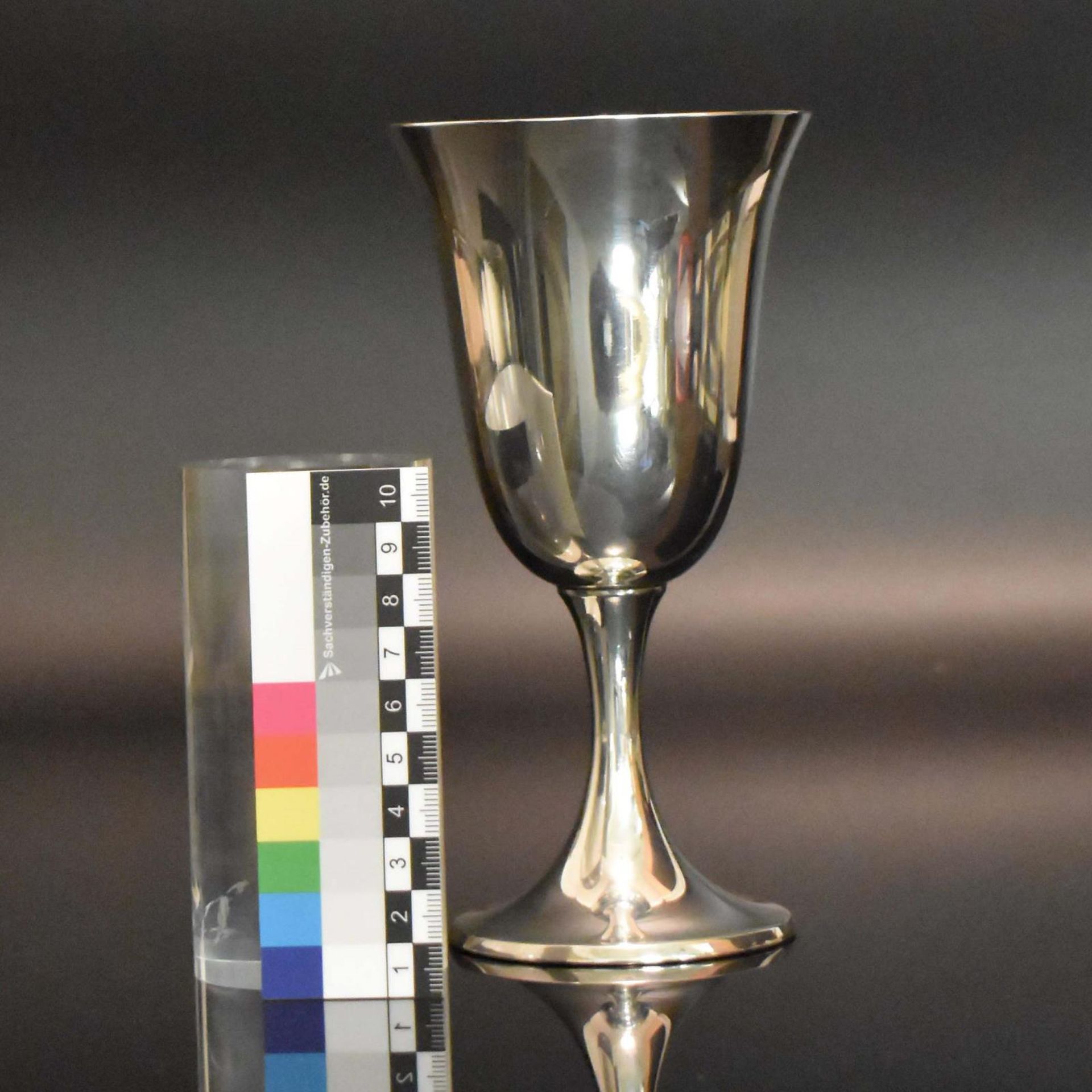 Pokalbecher. Rhode Island, Providence, 20. Jh., Gorham | Silber, innen vergoldet. - Bild 2 aus 3