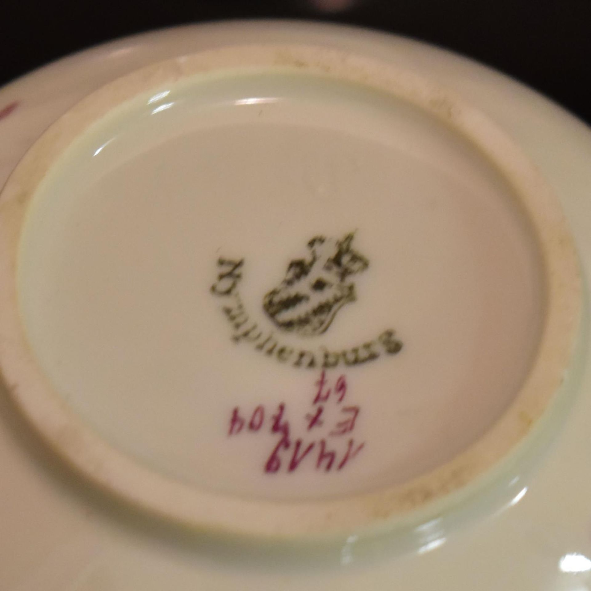 Service, ca. 110tlg. Nymphenburg | Porzellan, farbig staffiert. - Bild 2 aus 2