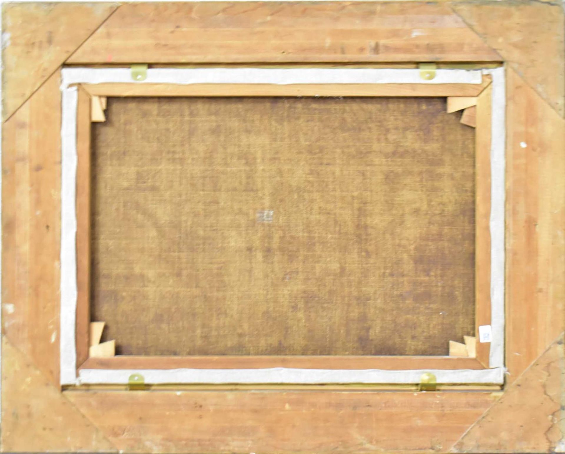 UNBEKANNT. Ruinenlandschaft. Öl/Leinwand. - Bild 2 aus 2