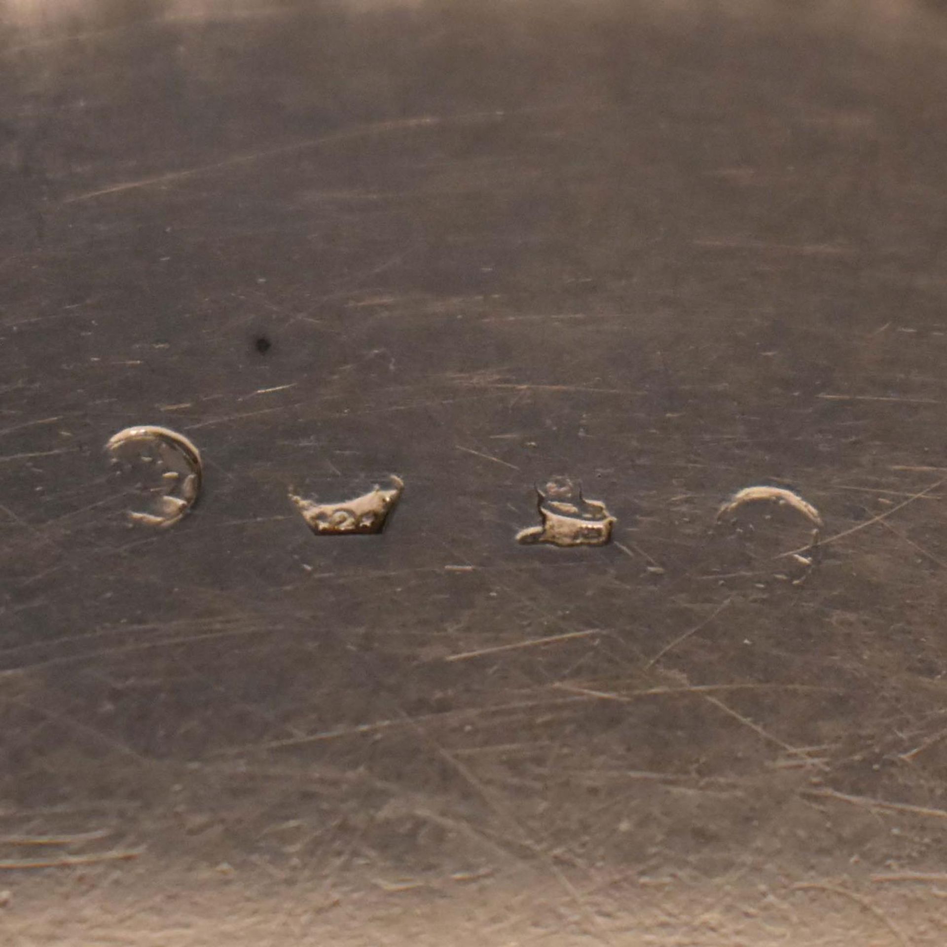 Ovales Tablett. Silber. - Bild 2 aus 2