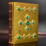 Album mit Fotografien. Deutschland, 19./20. Jh. | Leder, Karton, Messing, Malachit, Fotografien.