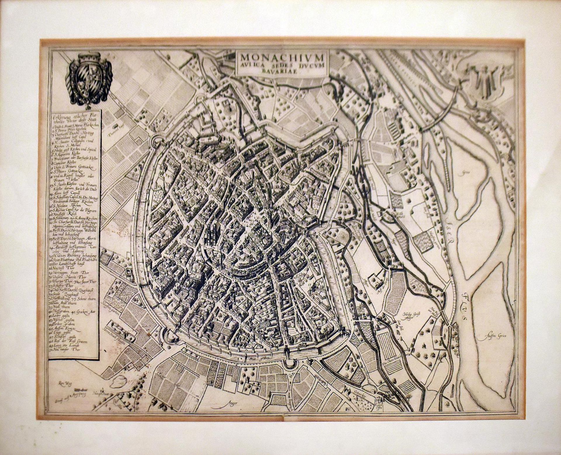 HOLLAR, WENZEL. München. Kupferstich.