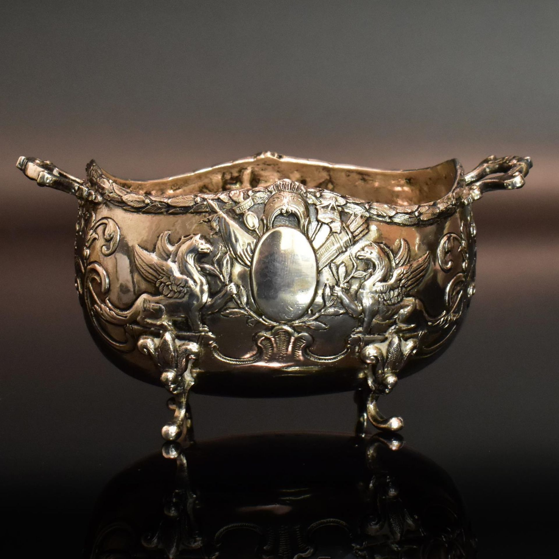 Zuckerschale. Wohl Hanau, J.D. Schleissner & Söhne | Silber.