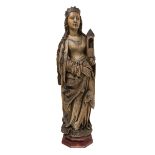 Heilige Barbara, Umkreis Riemenschneider, um 1500