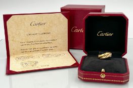 CARTIER. Trinity-Ring. 750 Gold.