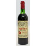 1 Flasche Rotwein. 1979. Château Petrus Pomerol. Grand Vin.