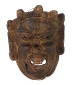 Maske mit geschnitztem Diadem