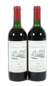 2 x Rotwein Chateau des Arras, 1988,