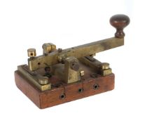 Morseapparat wohl Ende 19. Jh.,