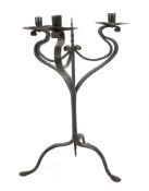 Dreiflammiger Kerzenständer 20. Jh.,