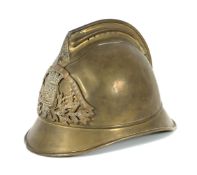 Feuerwehrhelm Frankreich, Messing,