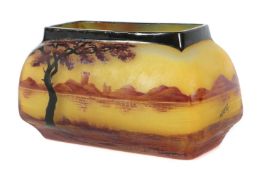 Vase mit Seelandschaft Nancea,