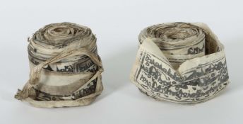 2 Gebetsmühlen Papierrollen