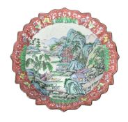 Emaille-Teller China, 1. Hälfte 20.