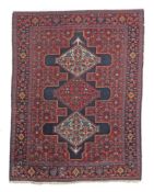 Senneh mit 3 Medaillons Westpersien,