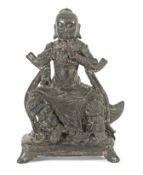Guanyin China, 16./17. Jh., Bronze,