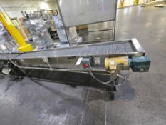 120" L X 28" W Plastic Belt Modular Conveyor