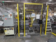 Pearson Robotic Case Packer System with Infeed and Outfeed Conveyor