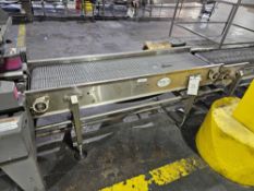 60" L X 28" W BMI Plastic Modular Belt Conveyor