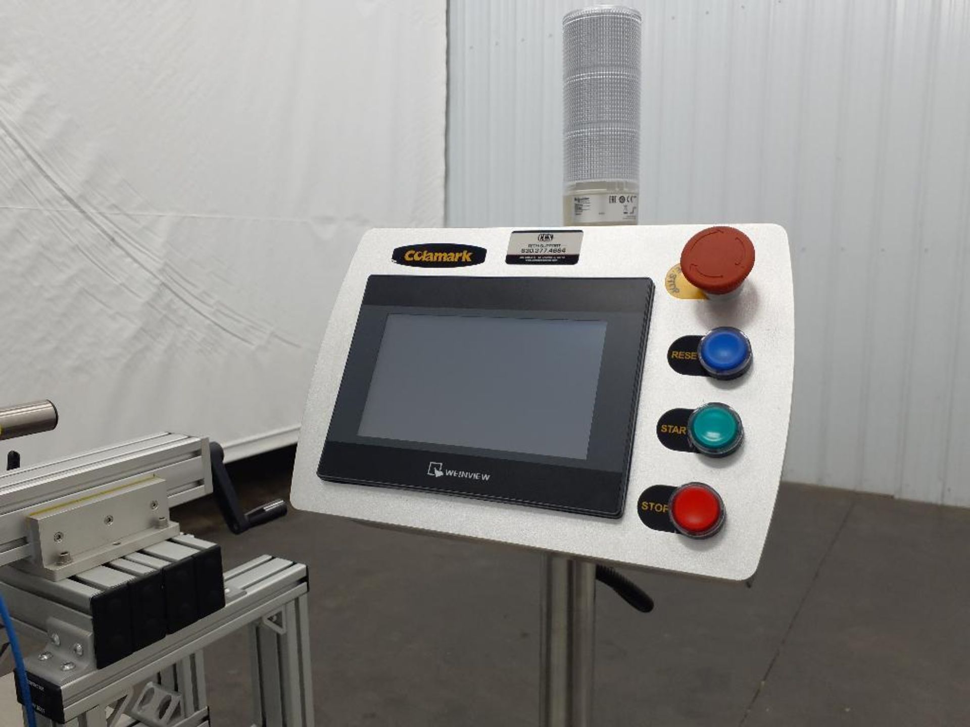Used Colamark A731E Print And Apply Top And Clamshell Labeler With ...