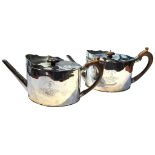 George III, Two Scottish silver teapots