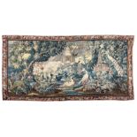 Attributed to the Rougeron workshop, second quarter of the 18th century, a verdure tapestry