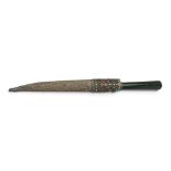 Ottoman, 18th century, a jade-hilted dagger (kard)