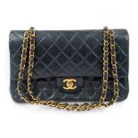 Chanel, A classic medium double flap bag in navy