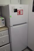 Whirlpool refrigerator freezer, model WRT111SFAW00