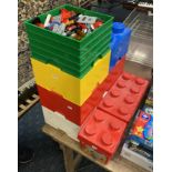 LARGE COLLECTION OF LEGO IN LEGO BOXES