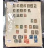 COLLECTION OF EARLY CANADA STAMPS ON PAGES - HIGH VALUE