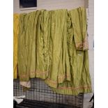 FOUR PAIRS OF CURTAINS