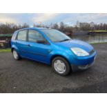 2005 Ford Fiesta Studio, 1242cc. Registration number FM05DZZ. Deceased estate auction. Sold with the
