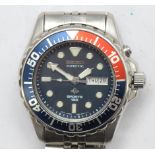 Seiko Kinetic Sports, a stainless steel automatic quartz date gentleman's wristwatch, ref. 5M62-