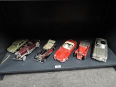 Mixed Scale Die-casts, Joy Ride 1:18 scale 2004 Aston Martin Lagonda, Burago 1:18 scale 1961