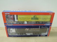 Corgi 1:50 scale Limited Edition Die-casts, CC12407 Volvo Curtainside Van Der Linden, mirrors